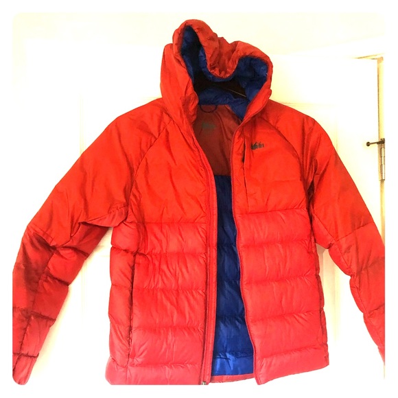 REI Jackets & Coats Rei Red Light Weight Down Jacket Poshmark